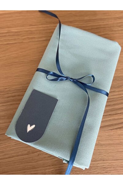 BibuPunch قماش كتان البط / أخضر نعناعي (50 سم × 180 سم) / مناسب للثقب الدقيق ...