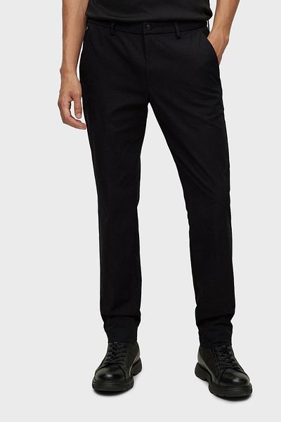 BOSS Slim Fit Normal Waist Cotton Trousers Men's Trousers 50478294 001