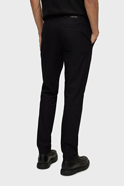 BOSS Slim Fit Normal Waist Cotton Trousers Men's Trousers 50478294 001