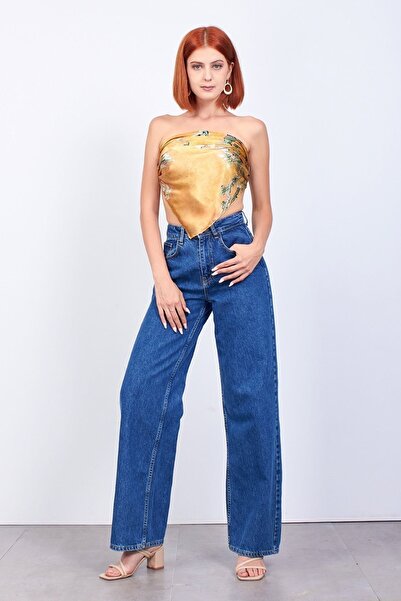 Nomads Felt 100% Silk Scarf| 90 cm| Gold Van Gogh Almond Tree|