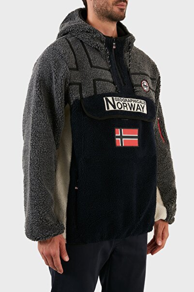 Norway Geographical Ανδρικό Fleece - Μαλακή Υφή, Ψυχρή Ανθεκτική, Κουκούλα Rıakolo