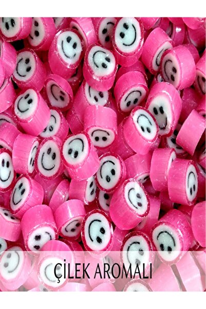 ŞEKERCİYAŞAR Pembe Gülenyüz Desenli Akide Şekeri 100 gr