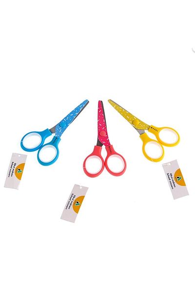 Adel Patterned Children's Scissors Blue 1 Piece
