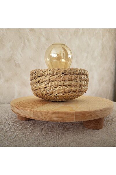 Genel Markalar Doğal Ahşap Mini Ayaklı Sofra Nihale Sunumluk