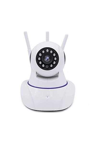 Kingboss 3 Antenli Fhd P2p 360º Wifi Kablosuz Ip Kamera