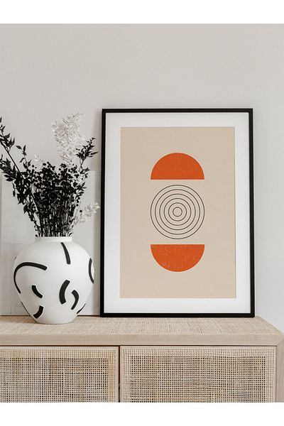 Postifull Minimalist and Aesthetic Wall Painting, Frameless Poster, Living Room, Kitchen and Office Wall Decoration