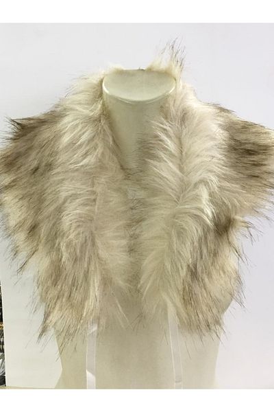karantuhafiye Fur Collar / Collar Fur Sleeve Set
