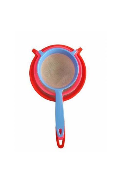 esmınahome 3-Piece Assortment Color Milk Strainer - 4'No, 5'No Strainer