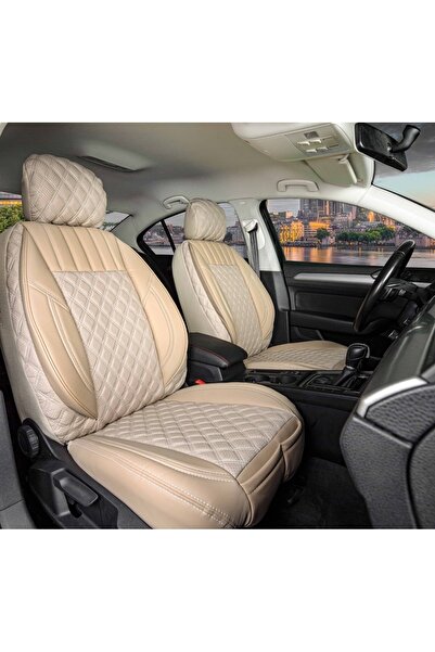 Stil غطاء مقعد سيارة شبه جلدي فاخر من Honda Hr-v طقم أمامي/خلفي 99-18