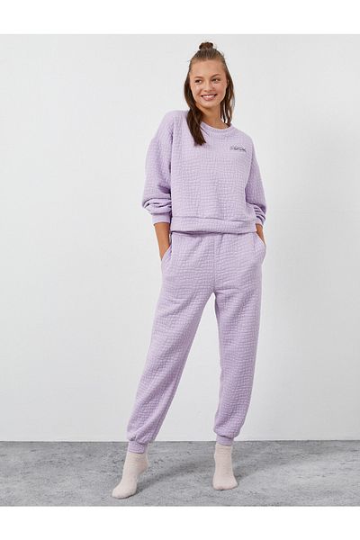 Koton Jogger Pajama Bottoms with Textured Pocket Detail