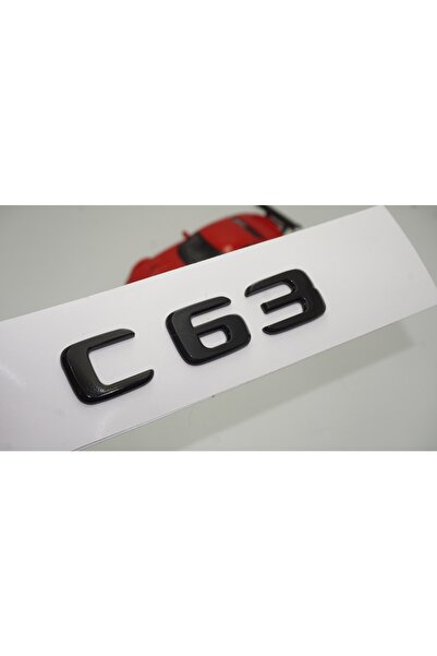 Generic Brand C 63 Luggage Bright Black Abs 3m 3d Lettering Logo
