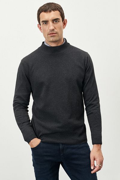 ALTINYILDIZ CLASSICS Pullover - Grau - Regular Fit