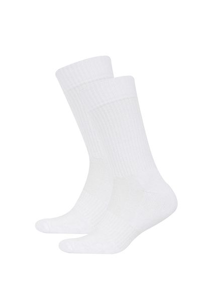 DeFacto 2-teilige Baumwoll-Frottee-Sportsocken für Herren Z4302azns