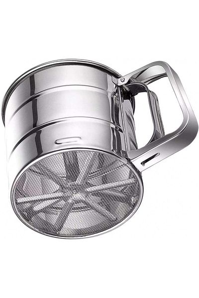 Beka52 Flour Sifting Apparatus with Steel Trigger, Flour Sieve, Flour Sifter, Practical Kitchen Utensils,