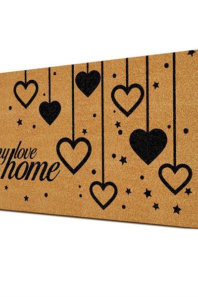 Decovetro Doormat My Love Home - Patterned Door Mat