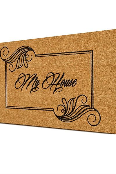 Decovetro My Home Patterned Door Mat - Door Front Design