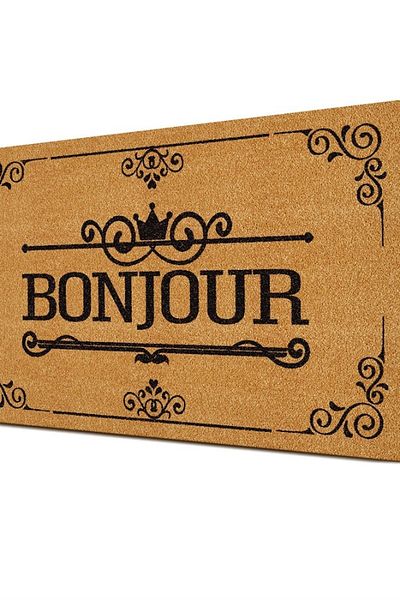 Decovetro Mop cu model Bonjour - Design pentru ușă