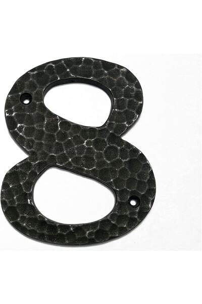 HOUSE2HOME Handmade Brass Door Number Oxide - 8
