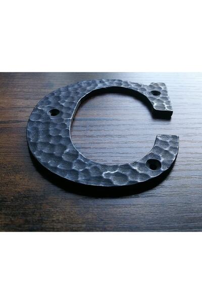HOUSE2HOME Handmade Brass Door Number Oxide - C