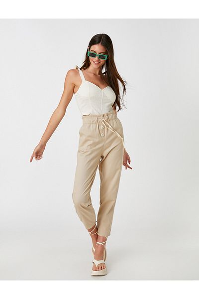 Koton Cotton Carrot Pants