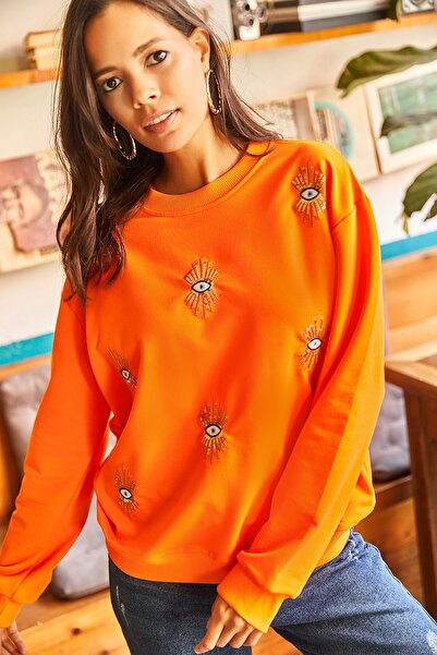 Olalook Sweatshirt - Orange - Regular Fit