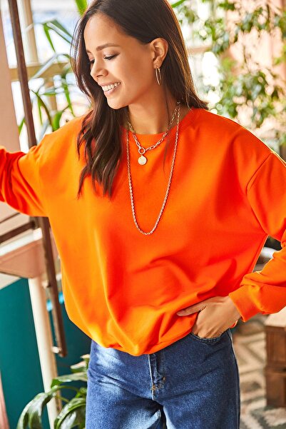 Olalook Sweatshirt - Orange - Oversized