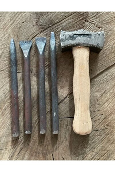 Genel Markalar N Dövme Taş Kırma Çekici Madırga Keski Murç Seti 5pcs