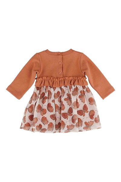 best kids Baby Girl Tile Printed Tulle Detailed Dress
