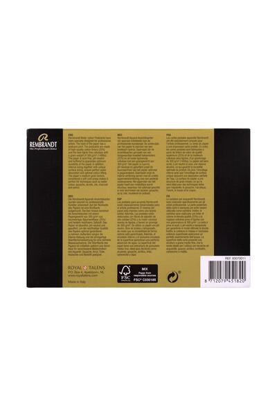 Rembrandt كتلة بريدية بألوان مائية: 300 جرام: 30 ورقة: 10.5 سم × 15 سم