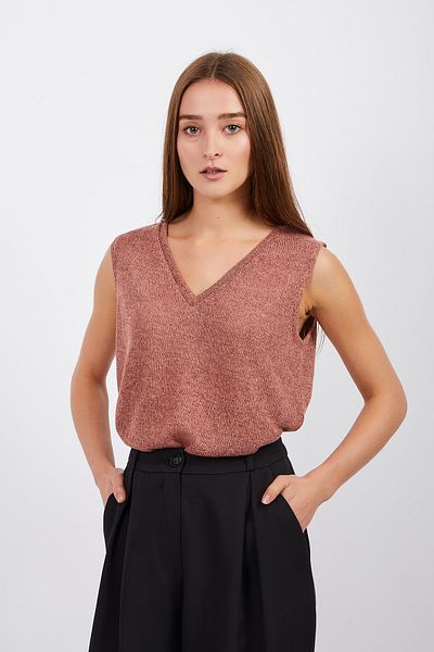 orcey Women's Knitwear V-Neck Knitted Sweater