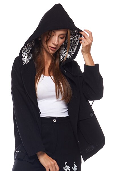 Newbutix Flannel Black Authentic Hooded Jacket