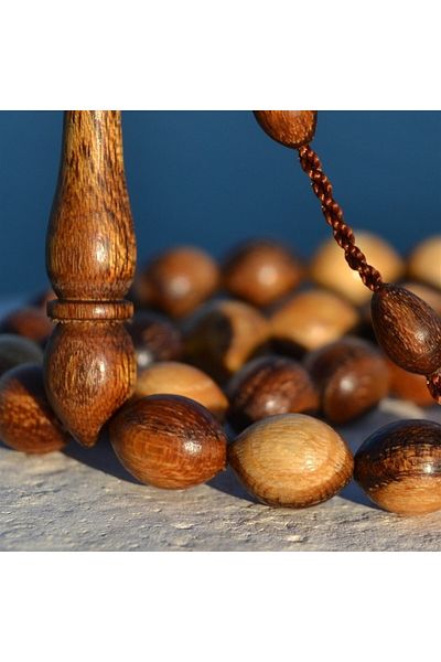 dergah tesbih مسبحة منقوشة على شكل شجرة أكاسيا