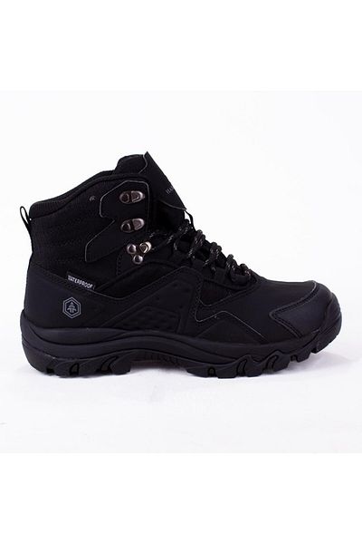 Hammer Jack Ανδρικές αδιάβροχες κοντές μπότες Vader Black Αδιάβροχες μπότες με κορδόνια Comfortable Fit 101 23174-M