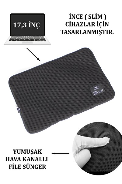 Case Club 17.3 Inch Mesh Sponge Case Tablet Macbook and Laptop Compatible Anti-Scratch Protection