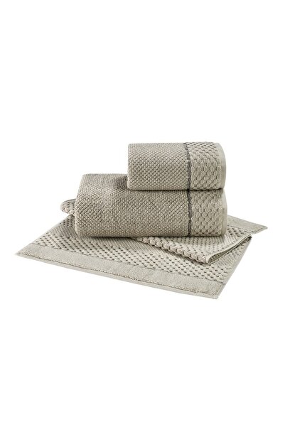 Pupilla Collection Monet 100% Cotton 3 Piece Bath Set - Beige
