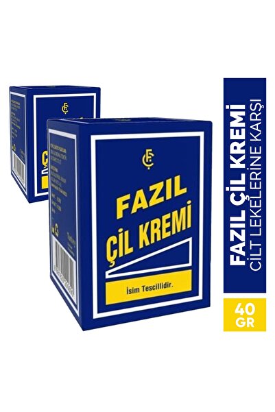 Fazıl Çil Kremi 40 Gr (2 Adet)