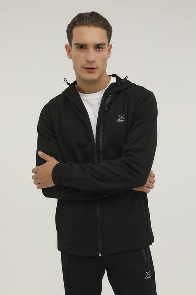 Kinetix M-sn550 Bruno Full Zıp Ho Siyah Erkek Eşofman Üstü