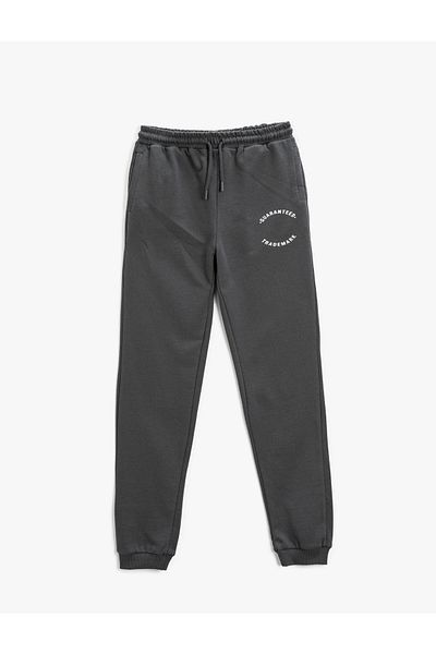 Koton Pantaloni de sport Jogger de bază cu detaliu de buzunar în talie cravată