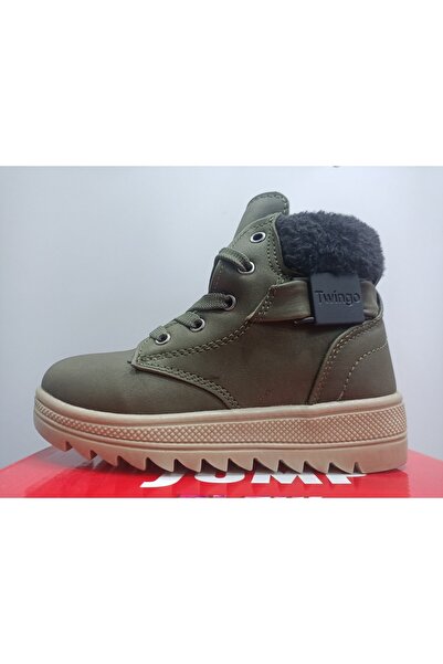 Lisanslı Markalar Twg6405 Cizme cu fermoar din shearling termic cu talpă anti...