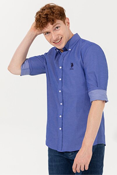 U.S. Polo Assn. Mavi Erkek Gömlek