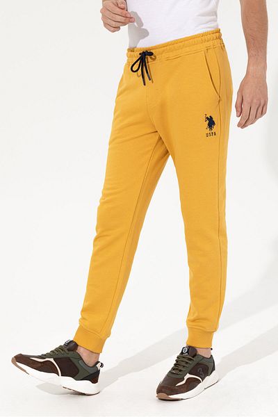 U.S. Polo Assn. Pantaloni de sport galbeni pentru bărbați