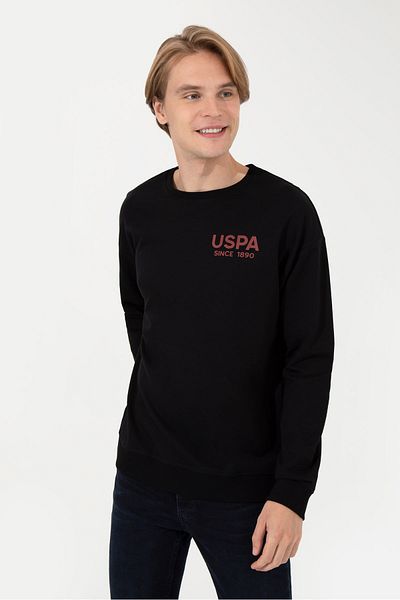 U.S. Polo Assn. Black Men's Sweatshirt