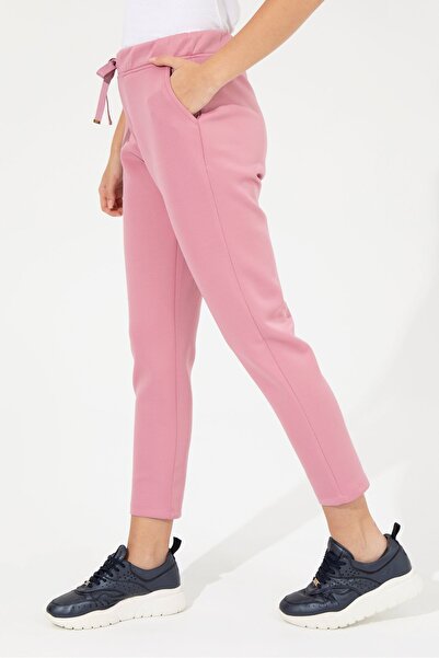 U.S. Polo Assn. Pembe Kadın Örme Pantolon