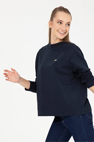 U.S. Polo Assn. Lacivert Kadın Sweatshirt