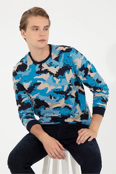 U.S. Polo Assn. Тъмносин мъжки суичър