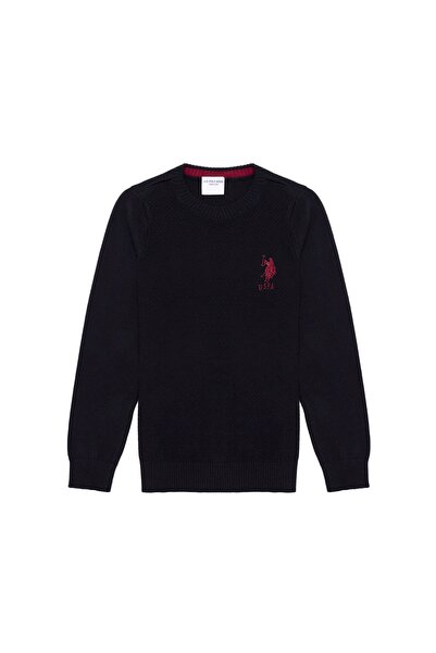 U.S. Polo Assn. Pulover pentru băiat negru