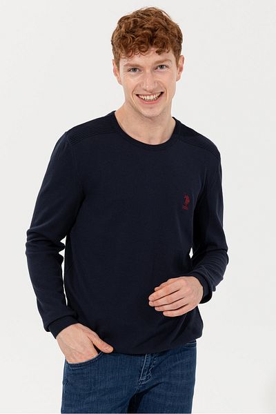 U.S. Polo Assn. Мъжки тъмносин пуловер