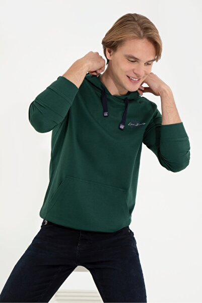 U.S. Polo Assn. Πράσινο ανδρικό φούτερ