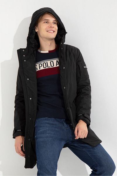 U.S. Polo Assn. Men's Black Coat