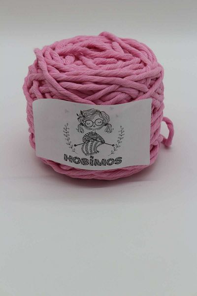 Hobimos Σχοινί Macrame Τσαρνάρισμα 3mm Μονό Περιστροφή 250 γραμμαρίων Ζωντανό χρώμα Γνήσιο βαμβάκι